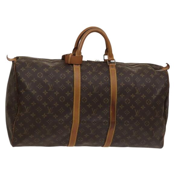 LOUIS VUITTON Monogram Keepall 55 Boston Bag M41424 - Picture 1 of 16